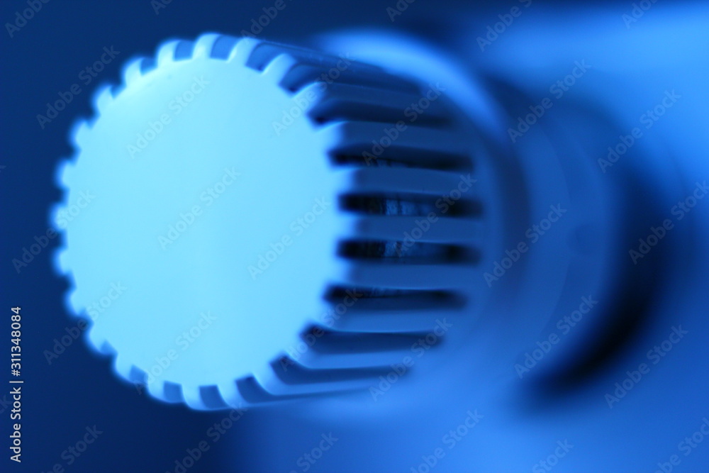 Close up of a radiator valve. Macro clip. Close up of a radiator valve. Macro clip.