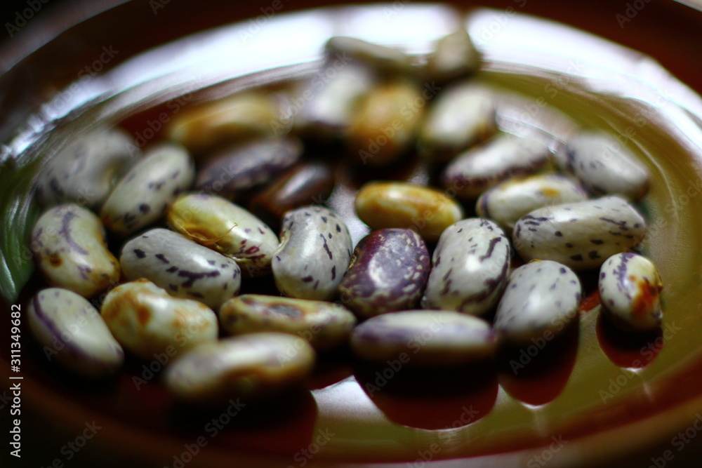 Fototapeta premium Bean close up food.