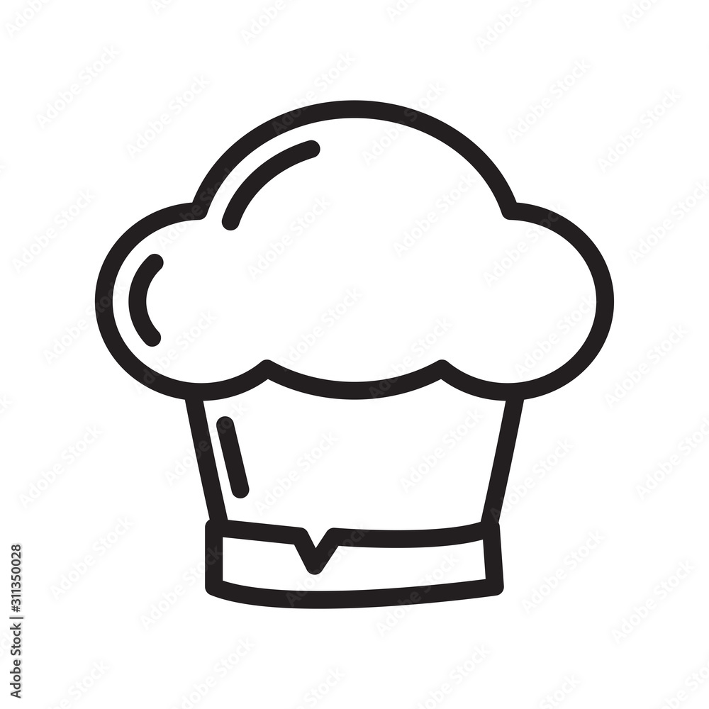 Chef Hat Icon Vector Design Template Chef Hat Icon Vector Design Template