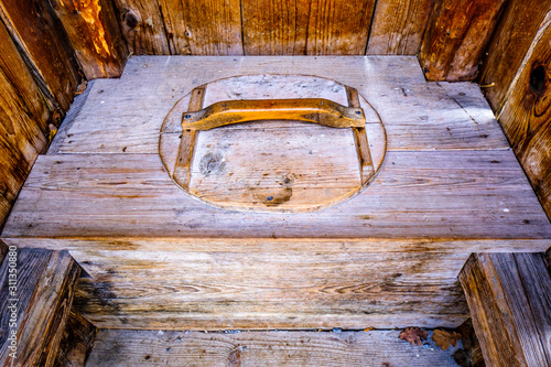 Photos old wooden outhouse