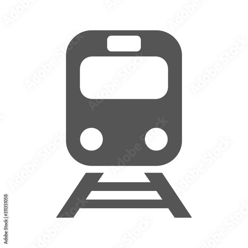 Train vector icon on white background. Flat vector train icon symbol sign. EPS 10