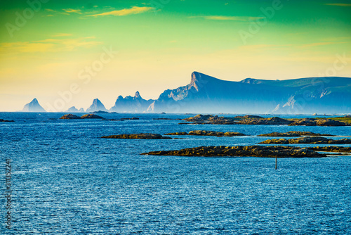 Seascape on Andoya island Norway photo