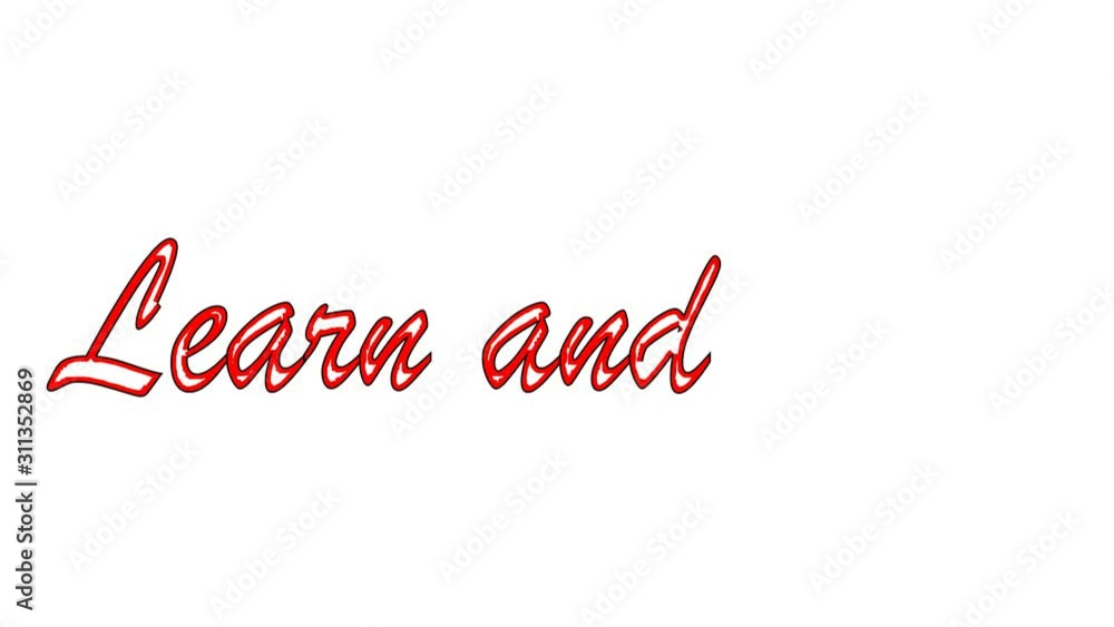 Learn and Live, concept words drawing on white board. Learn and Live, concept words drawing on white board.