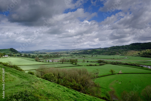 Fototapeta Naklejka Na Ścianę i Meble -  Towy Valley Llandeilo Carmarthenshire Wales