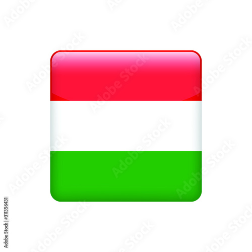 Free Download square  Flag of Hungary. Simple vector Hungary flag - GFXLoad