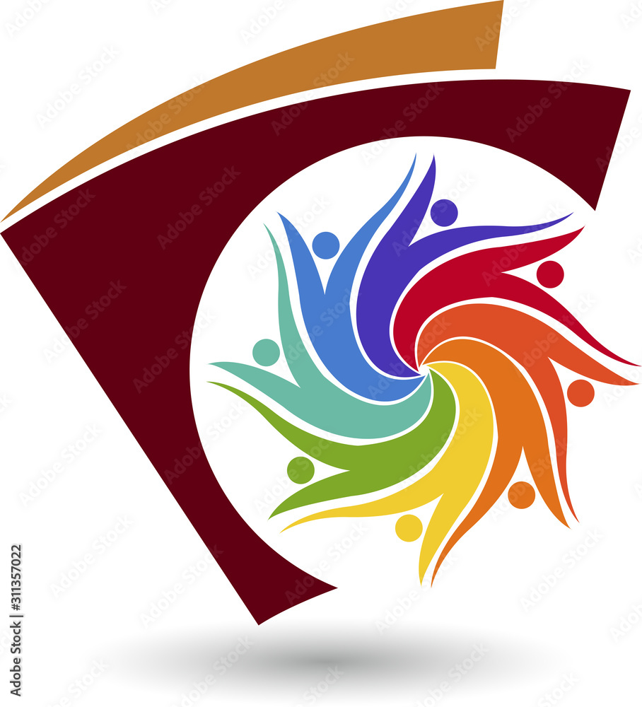 Obraz premium peoples logo