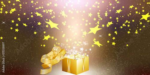 Shining star background