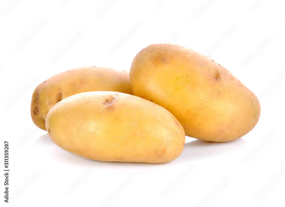 Potato isolated on white background Potato isolated on white background