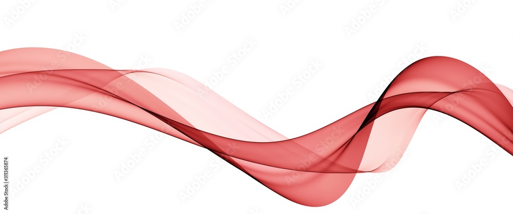 Color light red abstract waves design