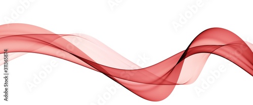 Color light red abstract waves design © gojalia