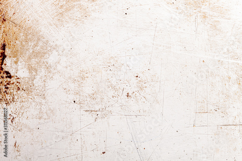 Obraz na plátne iron wall with scratches and rust. background for design