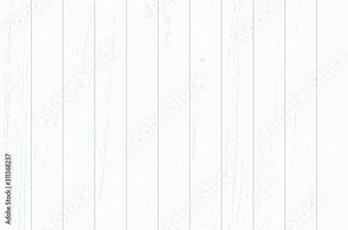 White wood plank texture vector background.