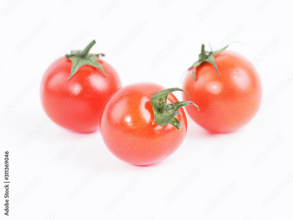 Tomatoes on the white background Tomatoes on the white background