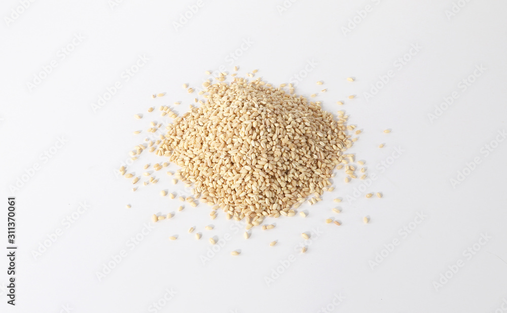 Wheat grains isolated Wheat grains isolated