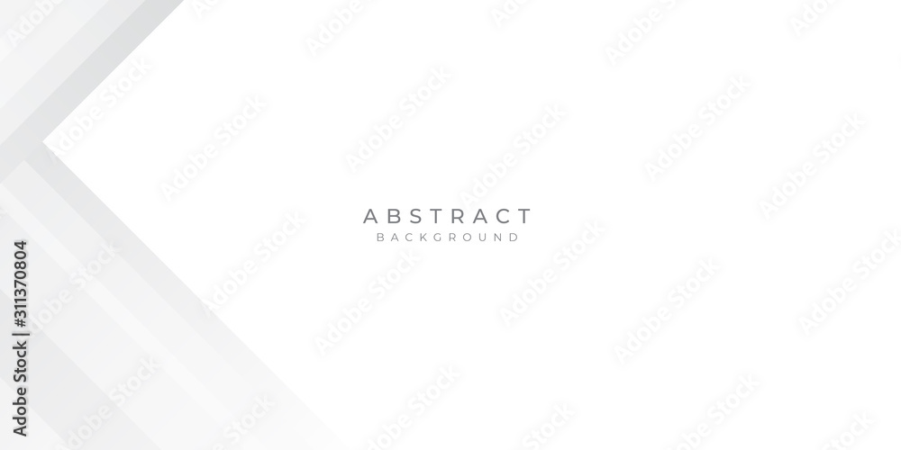 Obraz premium Modern Grey Silver White Line Abstract Background for Presentation Design Template. Suit for corporate, business, wedding, and beauty contest.