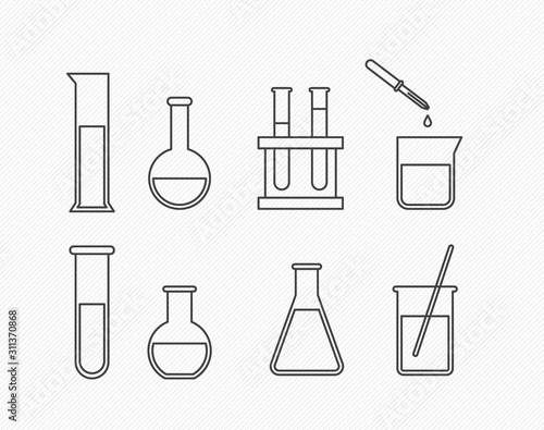 Chemical equipment. Vector illustration