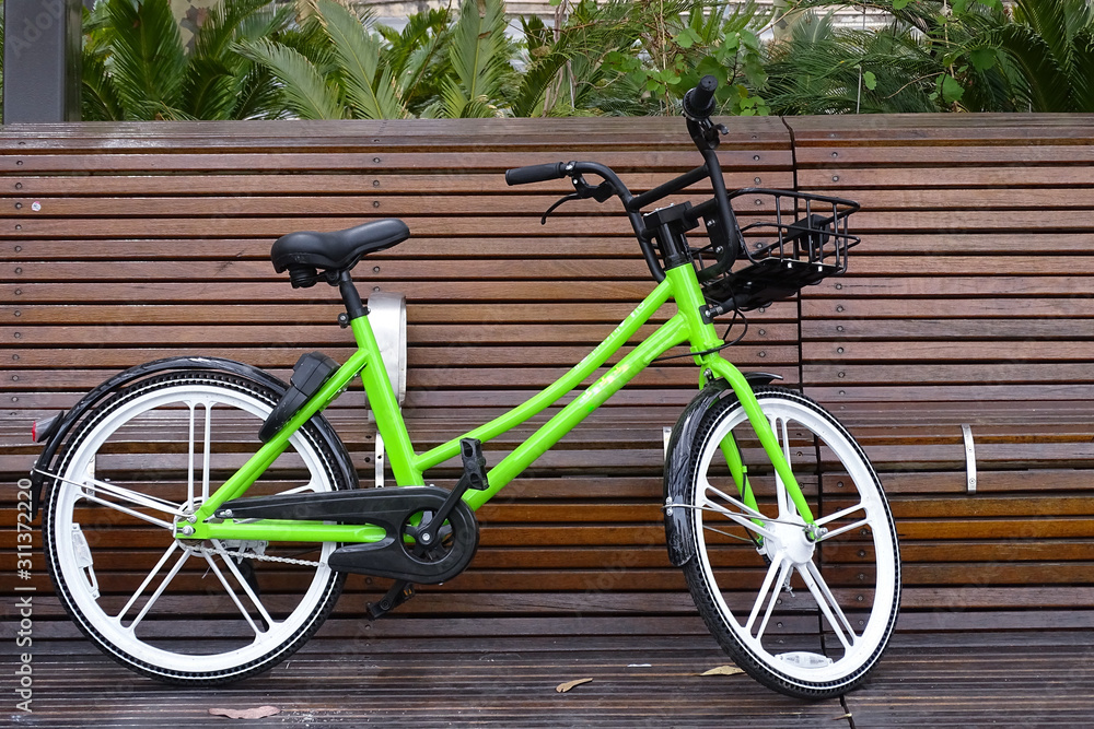 Green bike