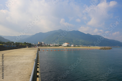 愛媛県大洲市 長浜緑地公園の風景