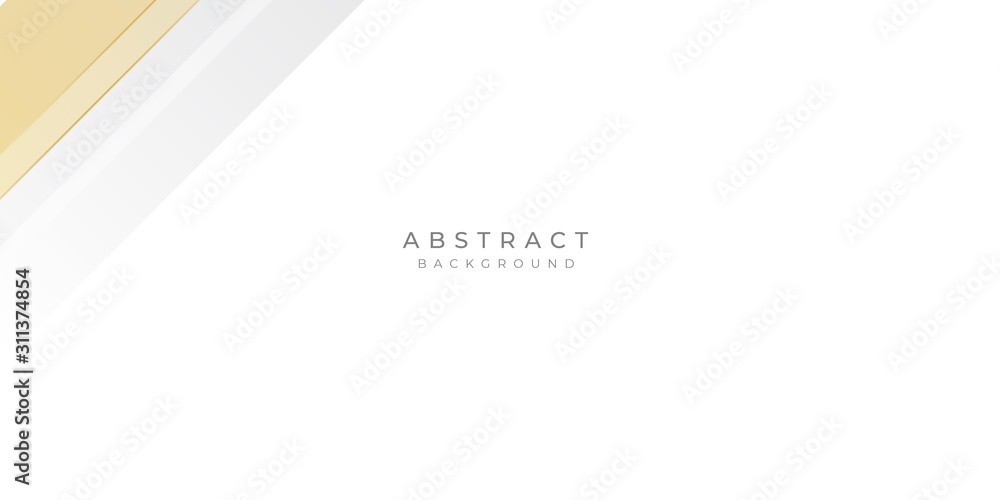 Obraz premium Modern Gold Yellow White Line Abstract Background for Presentation Design Template. Suit for corporate, business, wedding, and beauty contest.
