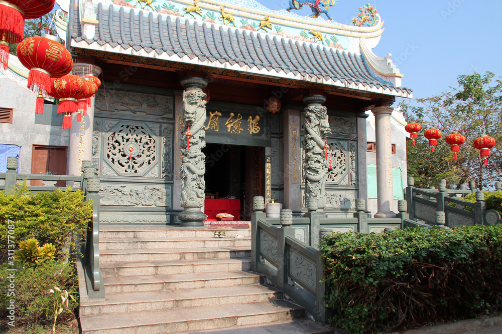 chinese temple (Ho Kang temple) in vientiane (laos) chinese temple (Ho Kang temple) in vientiane (laos)