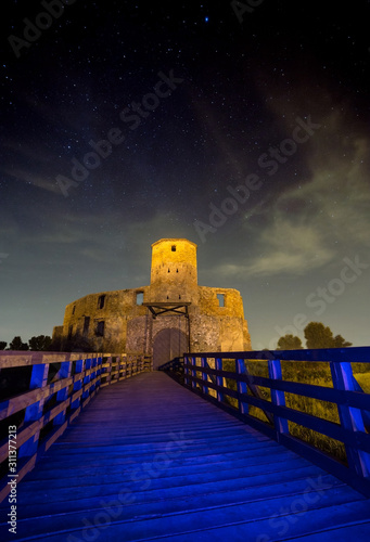 Jurrasic Castle at night - Siewierz photo