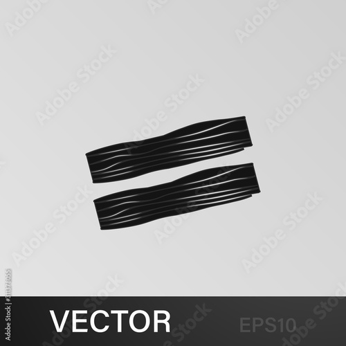 JERKY illustration. Element of meat product icon for mobile concept and web apps. Isolated JERKY icon can be used for web and mobile. Premium icon on white background