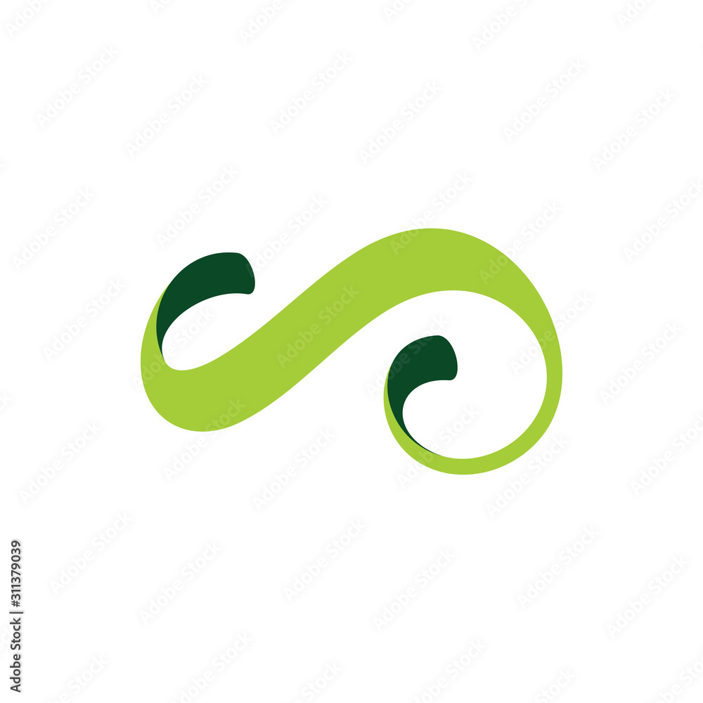 curves ribbon loop motion design logo vector curves ribbon loop motion design logo vector