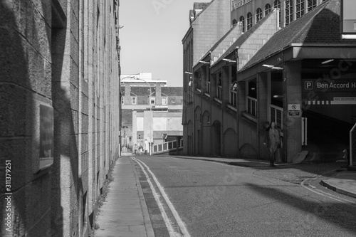 Black and white Aberdeen Street Photography  street