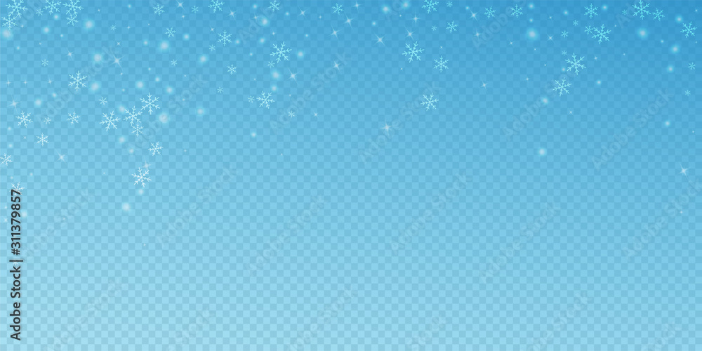 Sparse glowing snow Christmas background. Subtle f Sparse glowing snow Christmas background. Subtle f