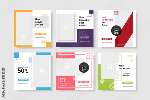 Sale promotion banner template for web and social media post