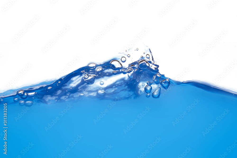 Blue water surface Blue water surface
