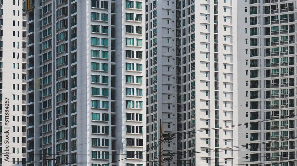 abstract pattern of construction building 