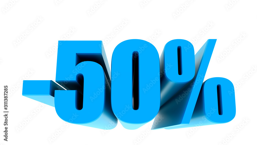 -50 percent off discount promotion sale. 3D Render. 3D-Illustration percent discount collection for your unique selling poster, banner ads. Christmas, Xmas sale and more -50 percent off discount promotion sale. 3D Render. 3D-Illustration percent discount collection for your unique selling poster, banner ads. Christmas, Xmas sale and more