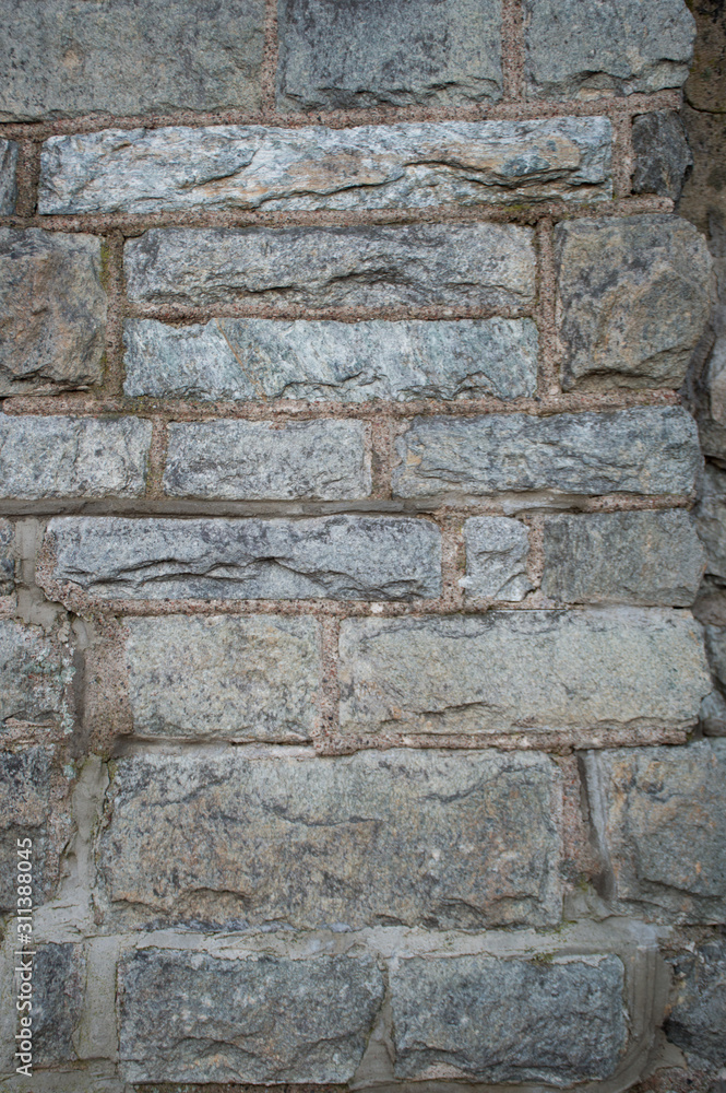 old stone wall of stones old stone wall of stones