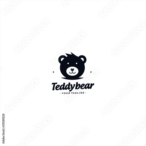 Teddy Bear logo design template