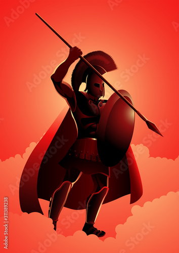 Ares the Greek god of war