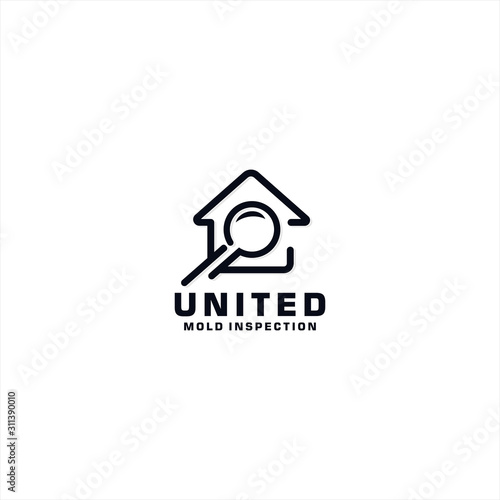 Home Inspection logo design template