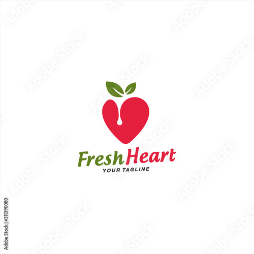 Healthy Food logo design template