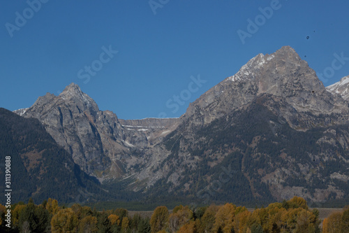 Snow capped mountain 