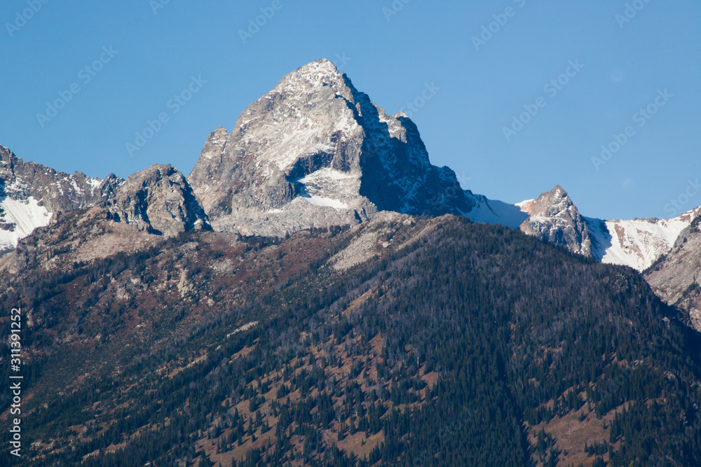 Snow capped mountain 