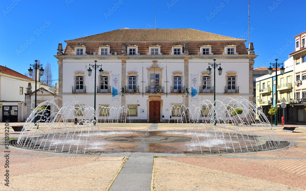 View of the town square in Portimao resort