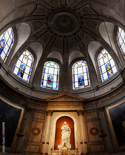 interior of  cathedral