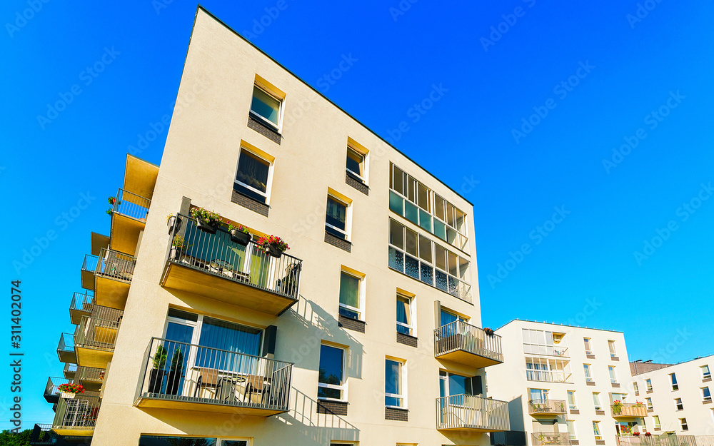 New apartment residential houses Vilnius with reflex New apartment residential houses Vilnius with reflex