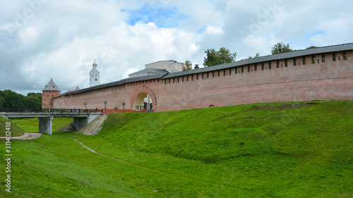 Towers and walls of the Novgorod Kremlin