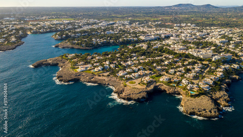the Bay of Cala Ferrera Majorca, Spain