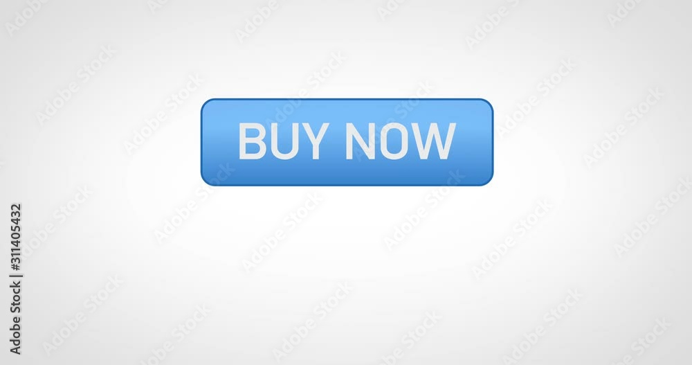 Animation: a button on the buy now website. Buy new products with a single button, quick sales or purchases. Online marketing in an online store. The user makes a new purchase with cashless payment. Animation: a button on the buy now website. Buy new products with a single button, quick sales or purchases. Online marketing in an online store. The user makes a new purchase with cashless payment.
