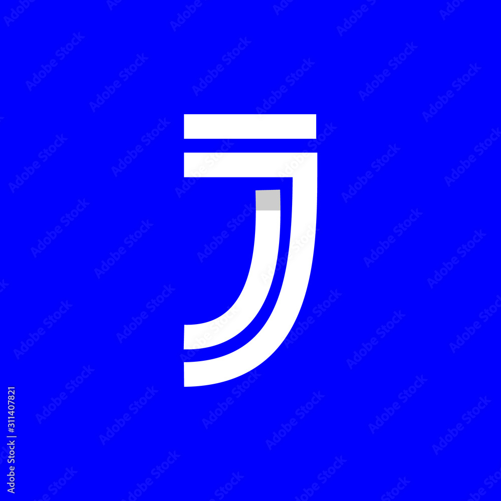 Simple and clean template logo initial j for business or company vector eps 10 Simple and clean template logo initial j for business or company vector eps 10