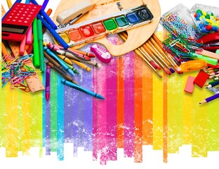 Paintbrush art paint creativity craft backgrounds exhibition