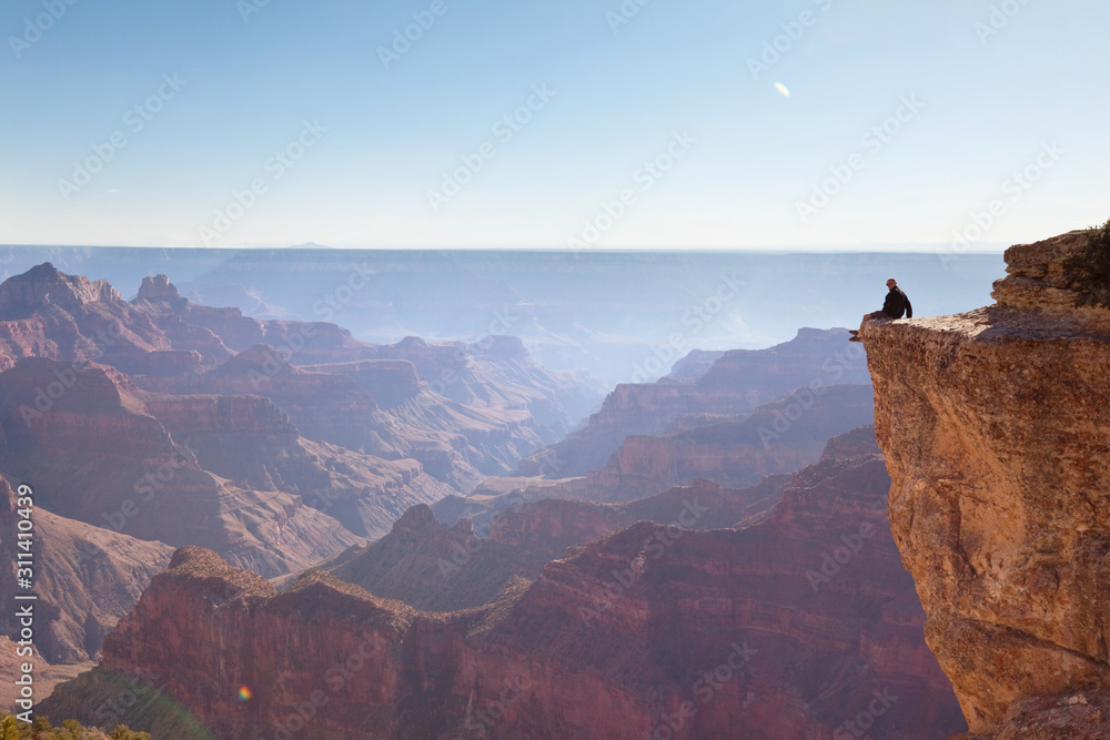 Fototapeta premium Hike in Grand Canyon