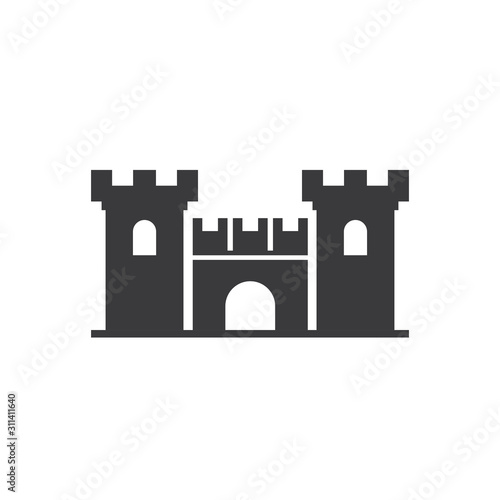 Castle Logo Template vector symbol